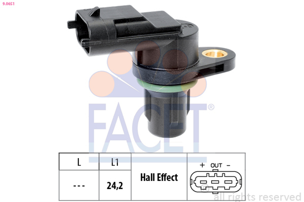 FACET - 90651-FAC - Sensor, camshaft position