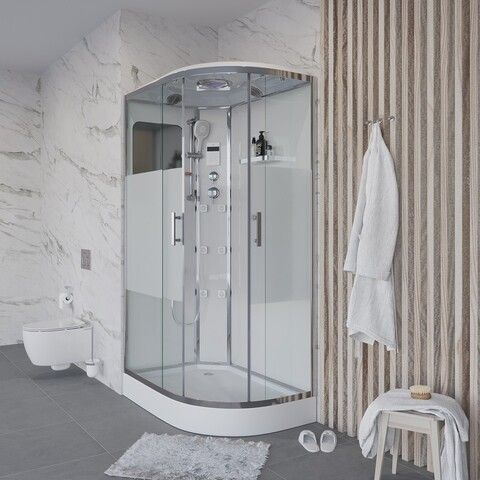 Душевая кабина Niagara Ultra NG-303-01L (120х80х220) низкий поддон(16см),стекло матовое
