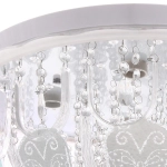 Люстра 5*40Вт Е27+LED 30*50*50см хром A8121-500