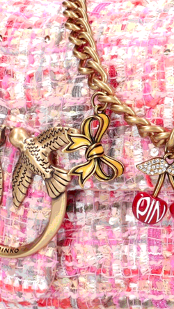 LADY LOVE BAG PUFF MAXI QUILT TWEED - pink