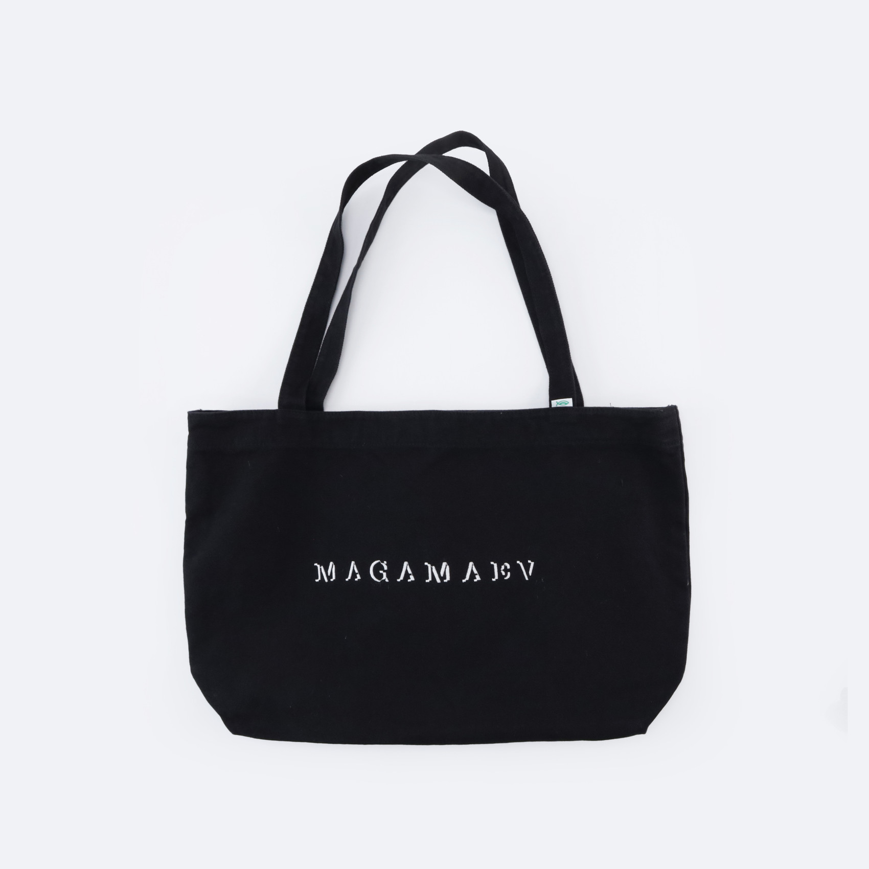 Сумка шопер Magamaev Oversized script bag (black) артикул: - купить в магазине Дайс