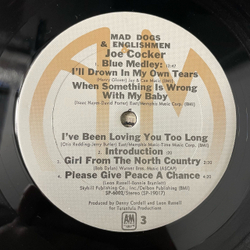 Винтажная виниловая пластинка 2LP Joe Cocker Mad Dogs Englishmen (США 1976)