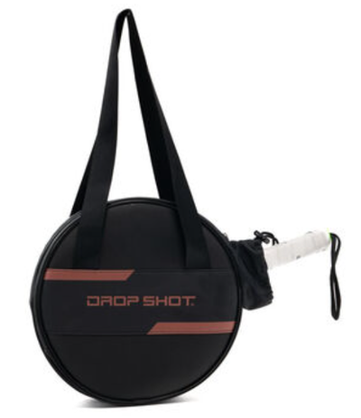 Элегантная сумочка Bassan круглая чёрная Drop Shot