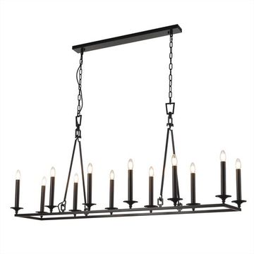 Люстра подвесная 12*Е14 CL471265 чёрный Маркиз Citilux
