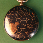 Серебряные карманные часы Remontoir Cylindre