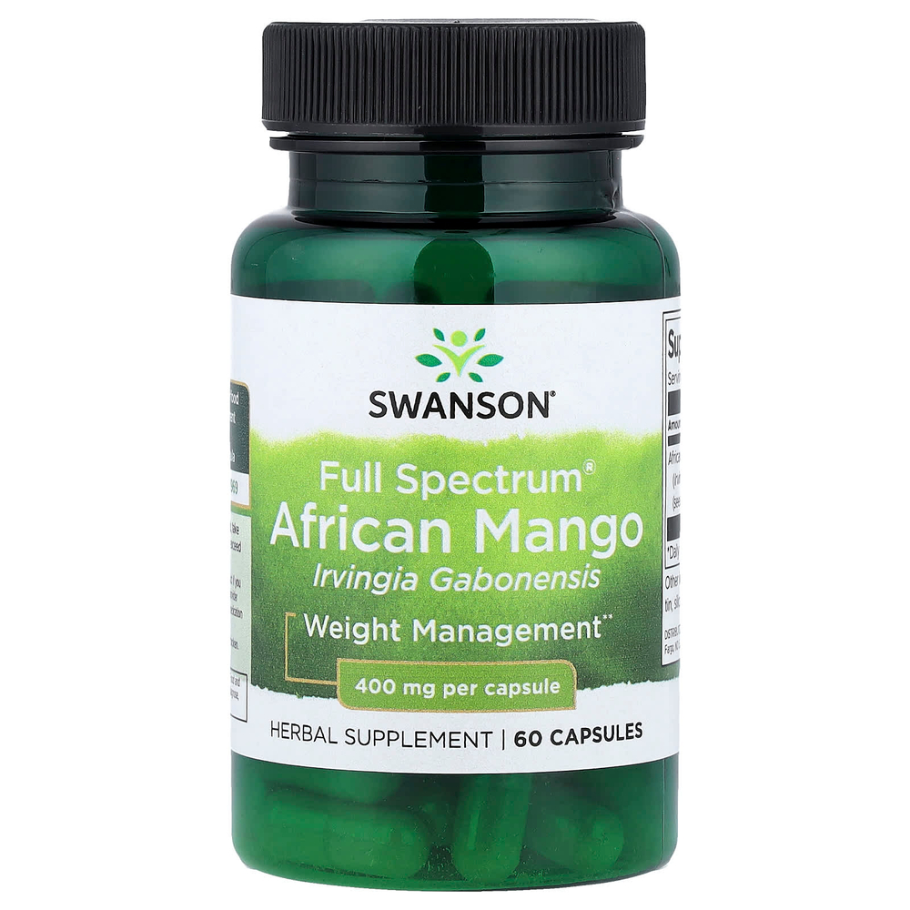 Swanson Vitamins, Full Spectrum®, африканское манго, 400 мг, 60 капсул