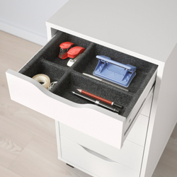 IKEA ALEX  (ИКЕА АЛЕКС)  -  Вставка в ящик - серый 52x30 см