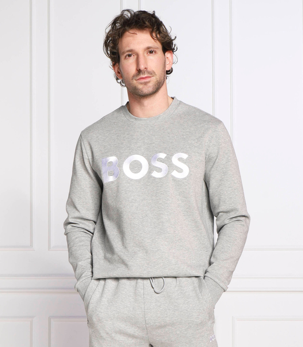 Худи salbo 1 BOSS GREEN - серый(50482898)