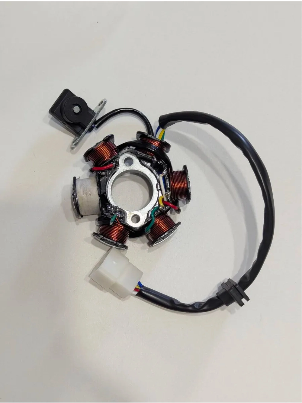 P-(*3,7)0 B- K+ Rt Et Статор генератора 153FMI, 154FMI, TTR125 6 катушек