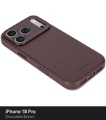 Чехол Decoded Leather Case для iPhone 18 Pro / 17 Pro Chocolate Brown
