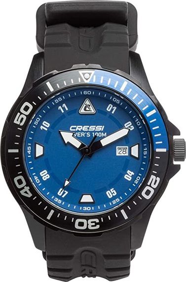 Подводные часы Cressi Manta Watch 100m черно-синии