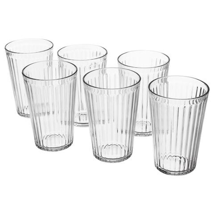 IKEA VARDAGEN  (ИКЕА ВАРДАГЕН)  -  Стакан, прозрачное стекло, 43 кл