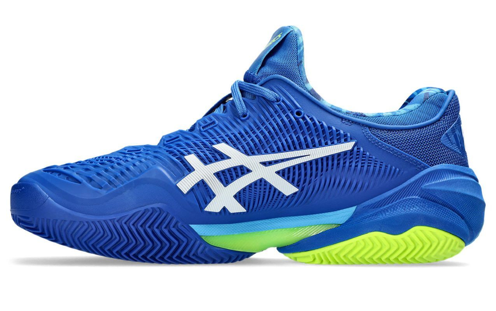 Мужские кроссовки теннисные Asics Court FF 3 Novak Clay - tuna blue/white