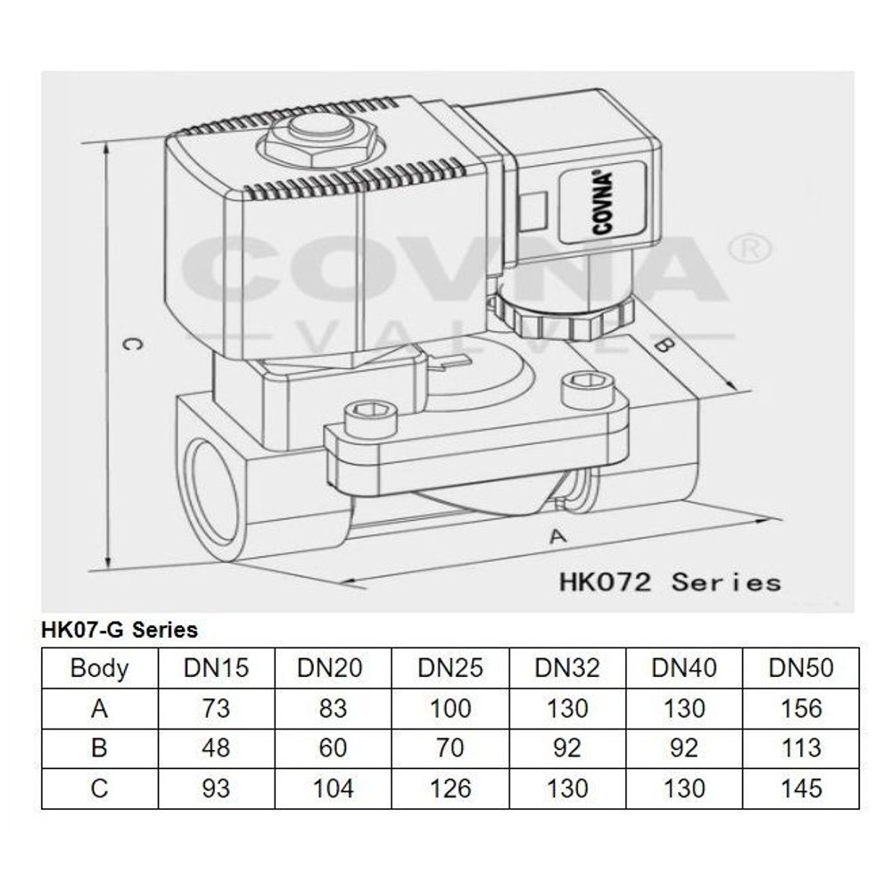 AV Клапан электромагнитный ЭМК соленоидный 2W31 (НЗ, G1"- DN25, 120℃, AC-220В, латунь)