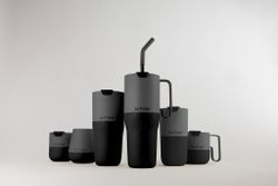 Термостакан Klean Kanteen Rise Tumbler 36oz Straw Lid (1065 мл) Asphalt