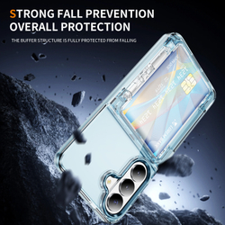 Прозрачный чехол Lumen Case с подставкой 2‑в‑1 и отделением для карт: Samsung Galaxy S26