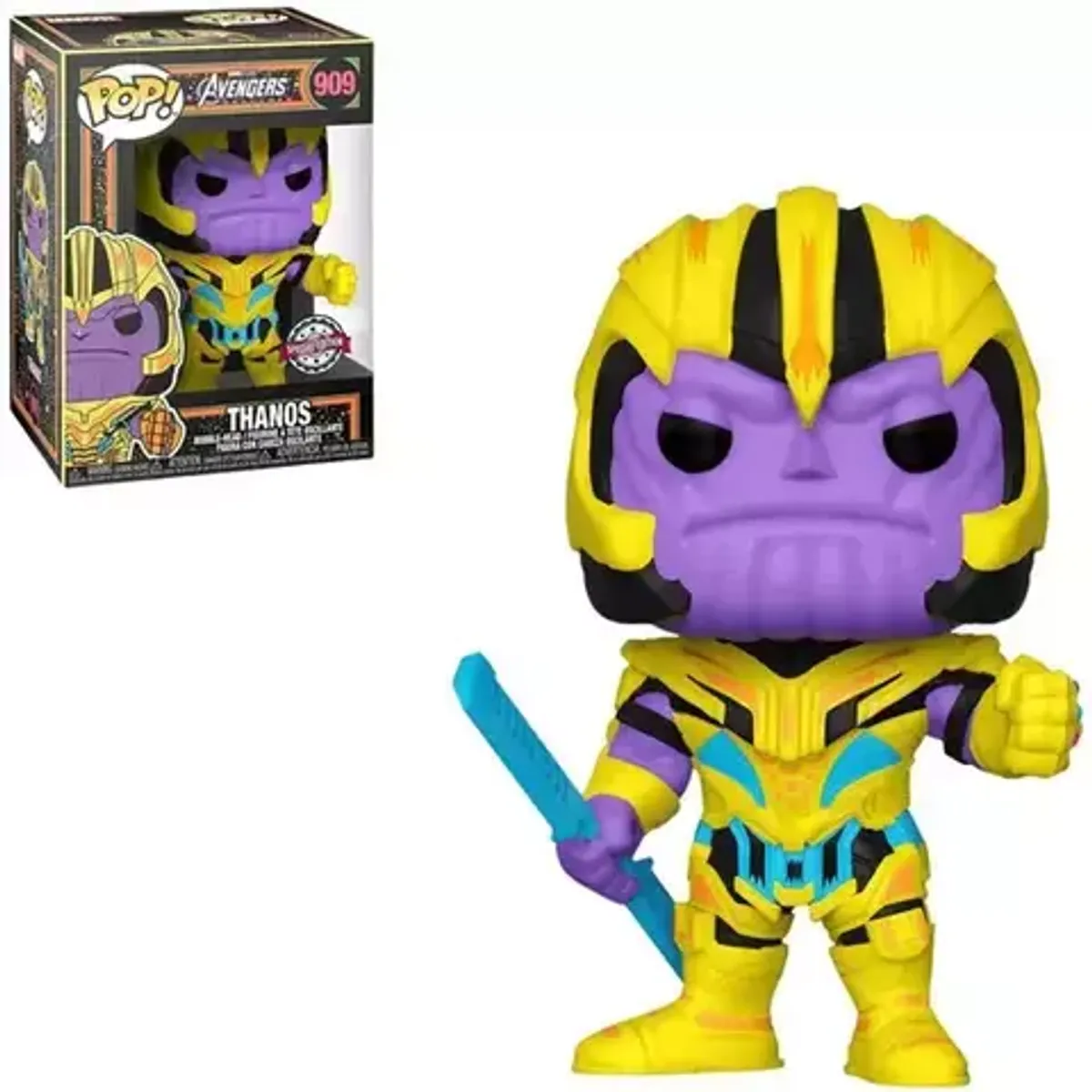 Funko POP! Marvel: Thanos (Blacklight Exc) (909)