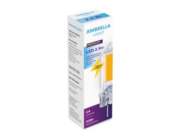 Лампа Filament Led G4 2,5W 4200K Ambrella