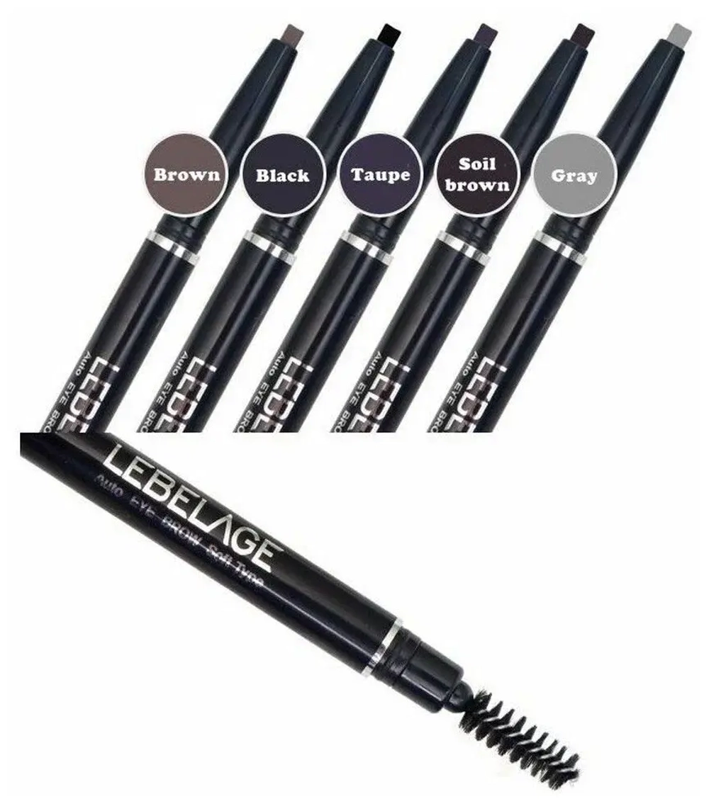Lebelage Auto Eye Brow Soft Type Brown Автоматический карандаш для бровей (Коричевый)