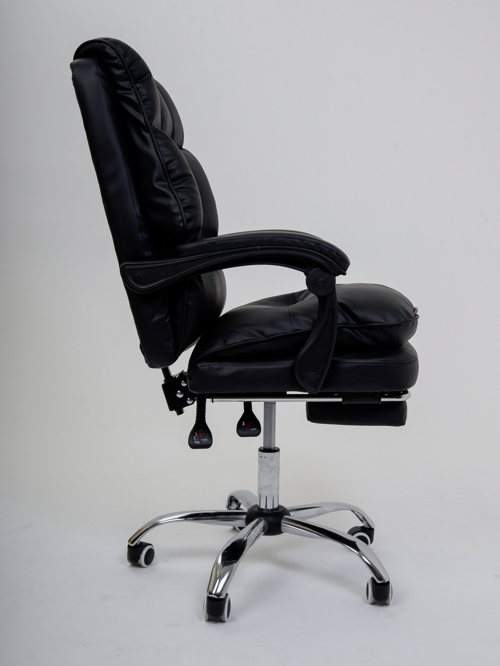 Компьютерное кресло KRESLO COMFORT Premium, мягкое, обивка из экокожи, цвет: черный