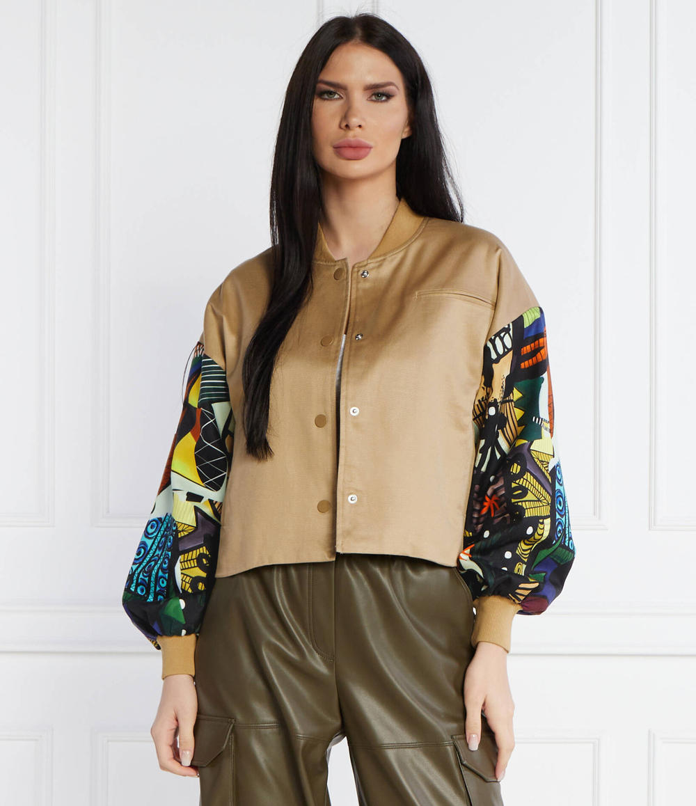 Куртка бомбер desigual. x monsieur christian lacroix Desigual - светло-коричневый(24SWEW27)