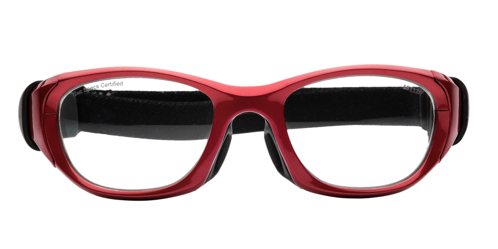 Спортивные очки с диоптриями Rec Specs / Rs-51 / Shiny Crimson / Black / подростковые старше 10 лет