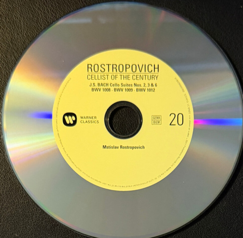 Mstislav Rostropovich / Cellist Of The Century (The Complete Warner Recordings)(40CD+3DVD)
