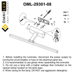 Светодиодная подсветка Omnilux Bormio OML-29301-08