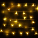 Гирлянда для дома 16м 180 ламп LED прозрач.пров.,8 реж, IP-20, Теплый белый (возможность соединения)