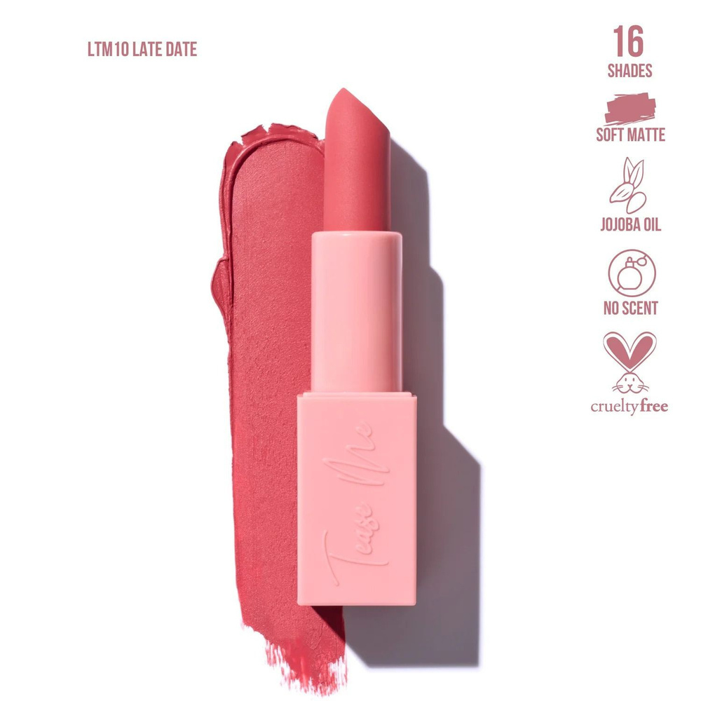 Beauty Creations Tease me Матовая помада для губ 10 Late Date