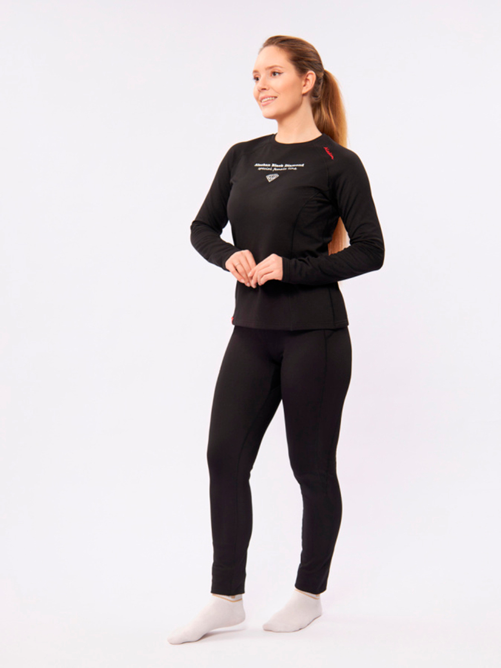 Термобелье комплект Alaskan Black Diamond женский XL черный