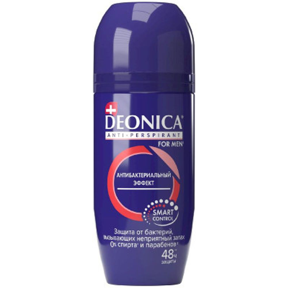 Антипеспирант DEONICA FOR MEN Антибактериальный 50мл ролик