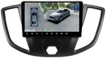 Магнитола для Ford Transit 7 2014-2023 - FarCar BX3248M-360 монитор 9.5" 2K QLED на Android 13, Быстрая, CarPlay, 4G SIM-слот, 4 камеры в комплекте