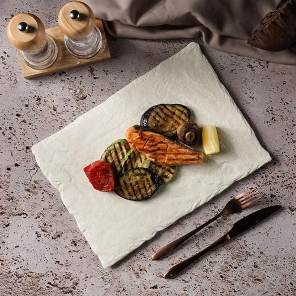 Блюдо прямоугольное 34*24 см h1 см Elephant Ivory P.L. Proff Cuisine [3]
