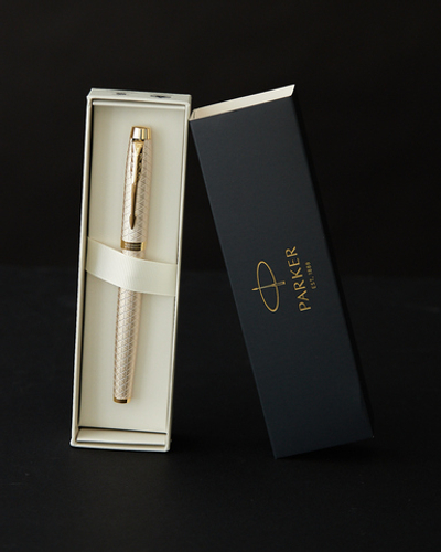 Ручка роллер Parker IM Premium Warm Silver (grey) GT
