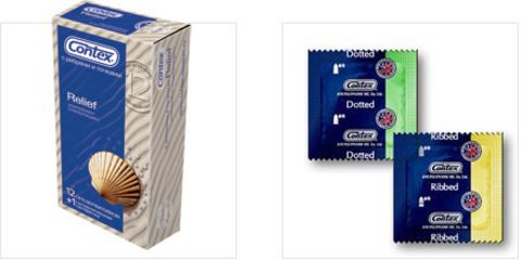 Презервативы CONTEX Relief, 12 шт.