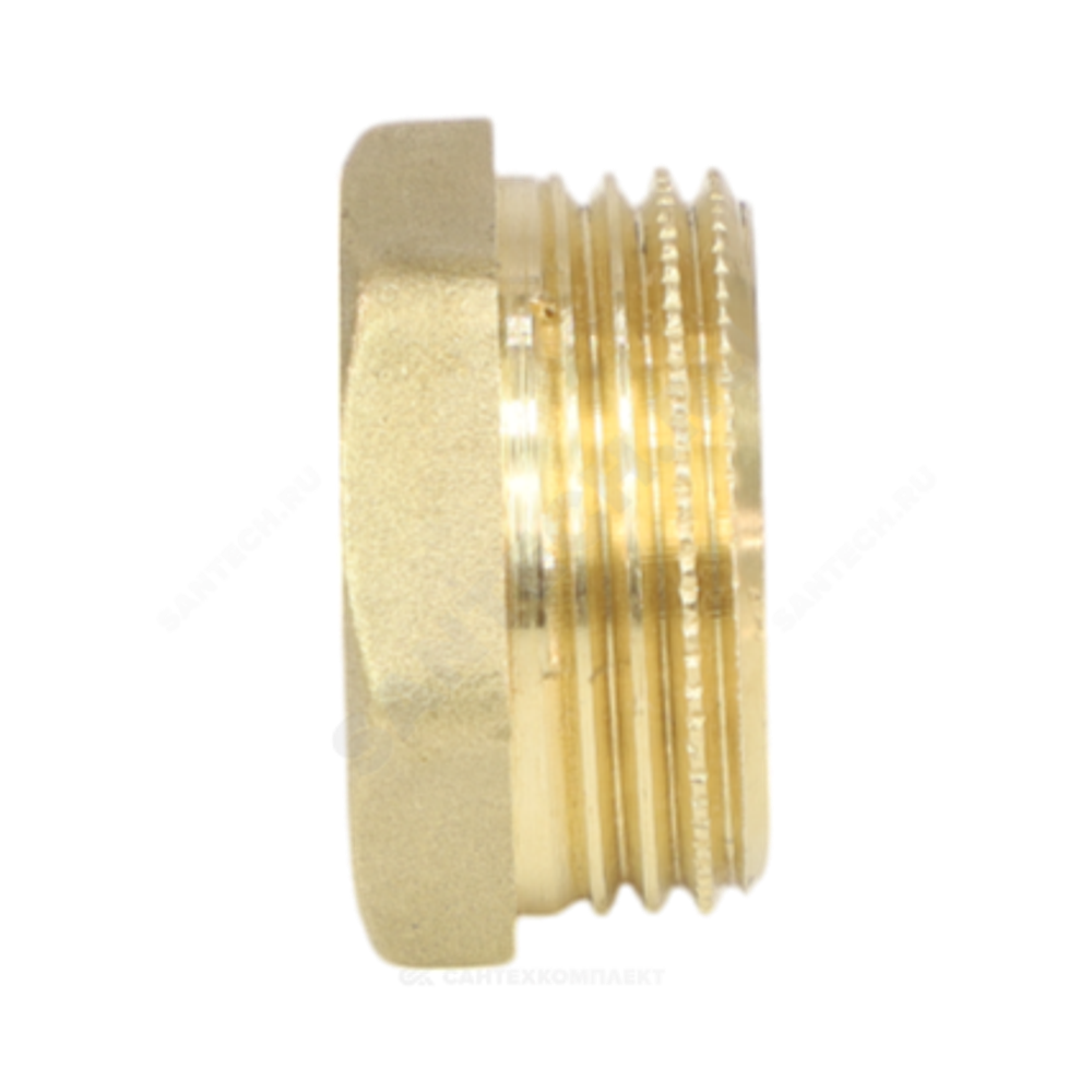 Заглушка латунь Ду 15 (1/2") НР LD LD.65.505.15