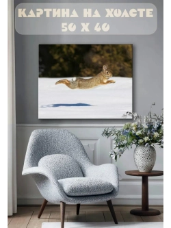 Картина на стену 40 X 50 Заяц