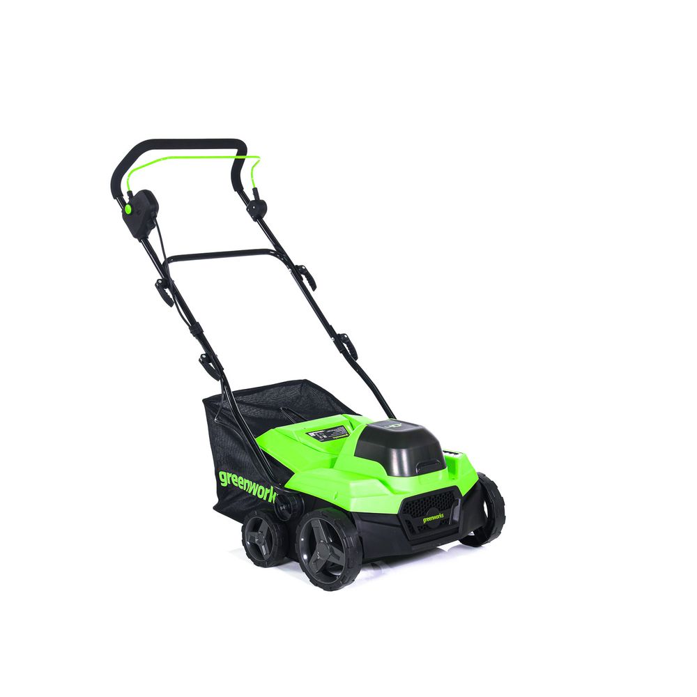 Аэратор-скарификатор аккумуляторный Greenworks GD40SC38IIK4 Арт. 2517607UB, 40V, 38 см,бесщеточный, c 1хАКБ 4Ач и ЗУ