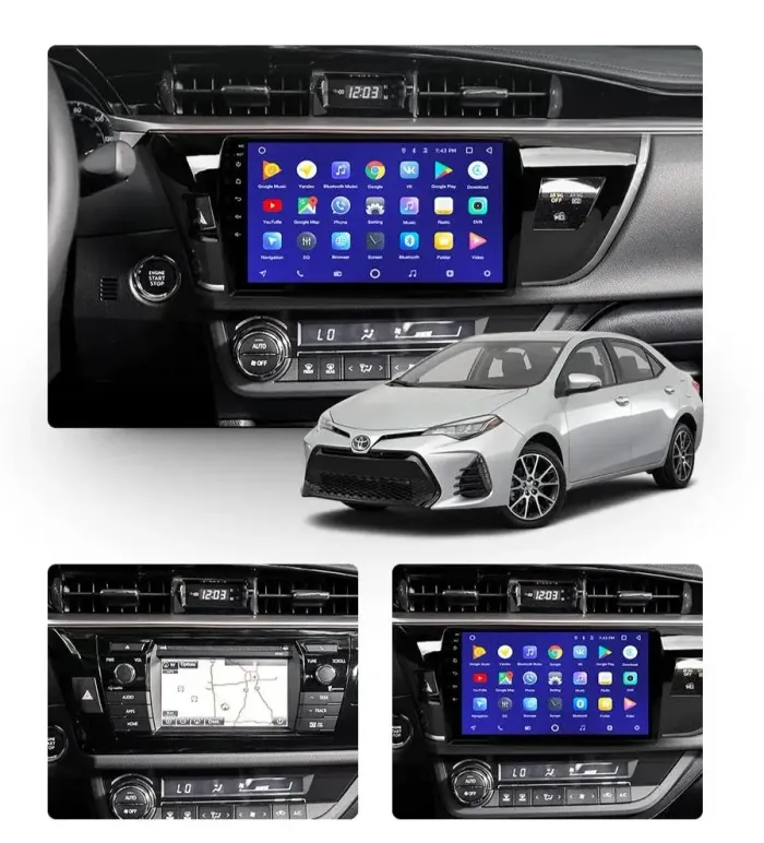 Магнитола для Toyota Corolla 2013-2016 - Airok RX-1103 Android 13, Быстрая, SIM-слот
