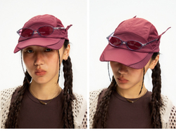 Кепка Nothomme Monterest Dual Fit бордовый