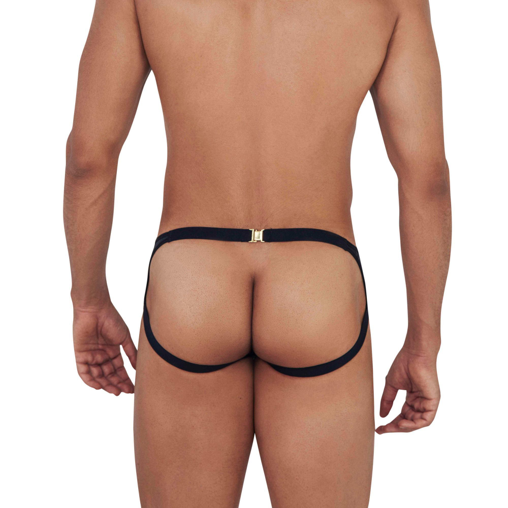 Черные мужские трусы-джоки Misty Jockstrap (Размер: M) (Цвет: черный)