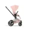 Детская коляска Cybex Priam V Style 2 в 1 Peach Pink на шасси Rosegold