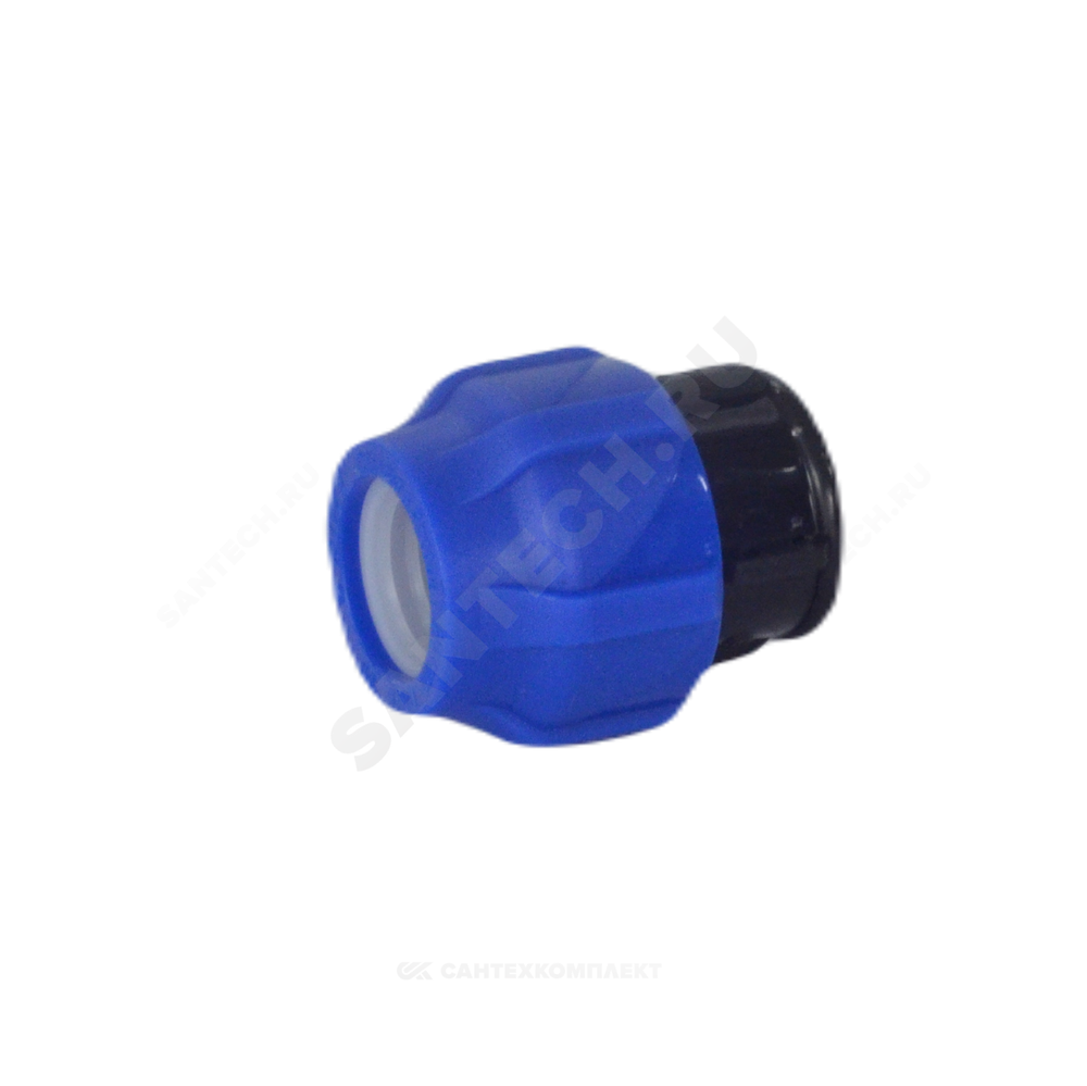 Заглушка компрессионная ПЭ Дн 20 Ру16 VALFEX 121001123020