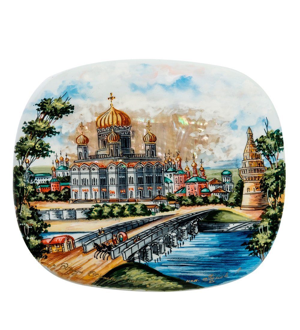 ШК-55/111 Шкатулка «Храм Христа Спасителя» исп. Ломов