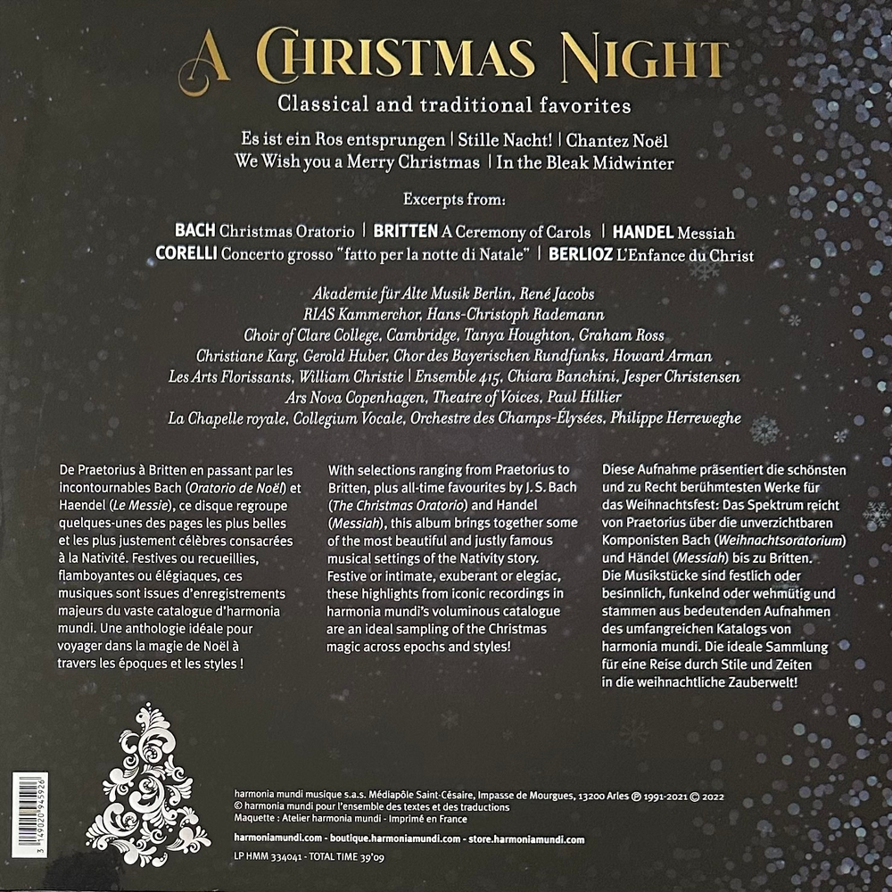 Сборник A Christmas Night (Франция 2022г.)