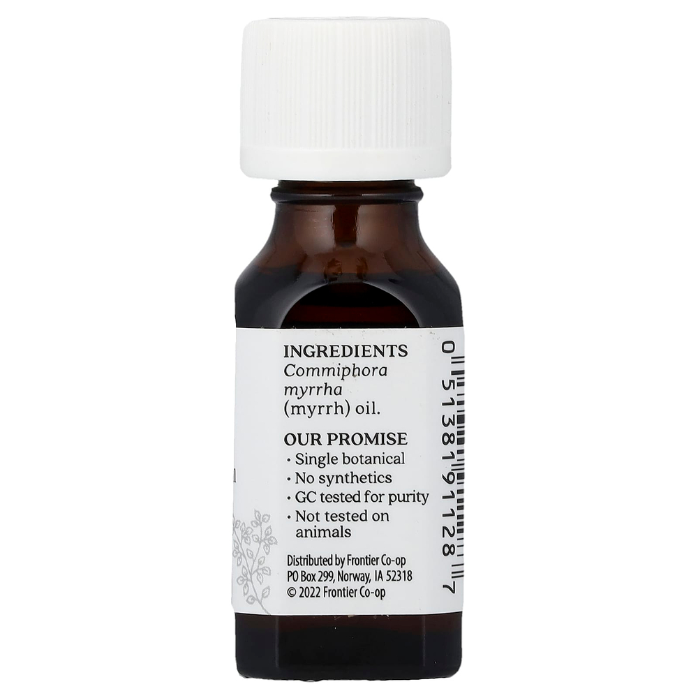 Aura Cacia, Чистое эфирное масло мирры, 15 мл (0,5 жидк. унц.)