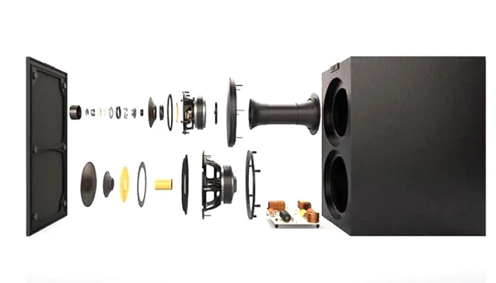 KEF Q Concerto Meta Satin Black трехполосная полочная пассивная акустическая система (пара)