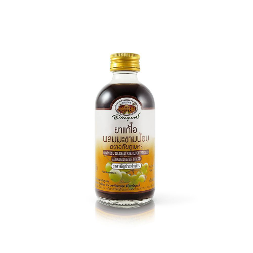 Сироп от кашля с экстрактом Эмблики Compound Makham Pom Cough Mixtura Abhaibhubejhr
