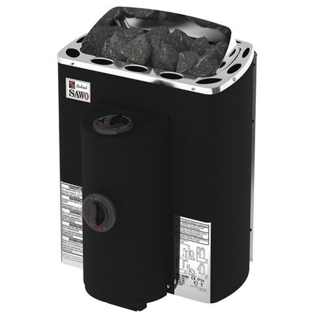 Электрическая печь SAWO COATED, MINI X MX-36NB-P-F (3,6 кВт, встроенный пульт, термопокрытие)